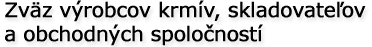 Zväz výrobcov krmív, skladovateľov a obchodných spoločností